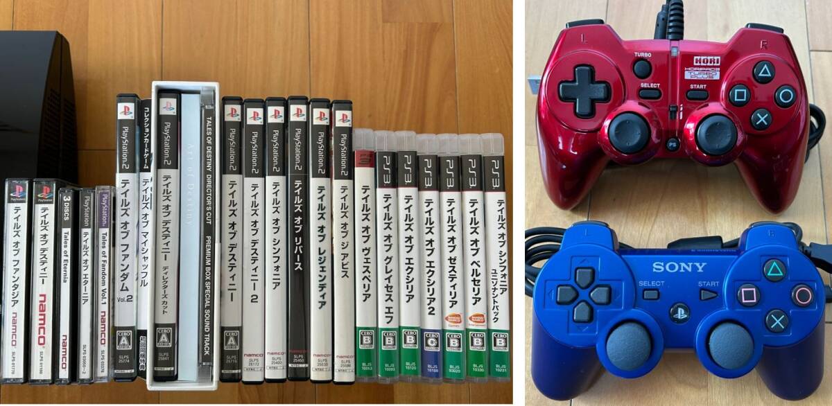 動作品 この1台でPS1,2,3ソフトがプレイできる PS3初期型(60GB→500GB交換済)+テイルズオブシリーズ19本コンプ! CECHA00 PS2対応! 動作品 この1台でPS1,2,3ソフトがプレイできる PS3初期型(60GB→500GB交換済)+テイルズオブシリーズ19本コンプ! CECHA00 PS2対応!