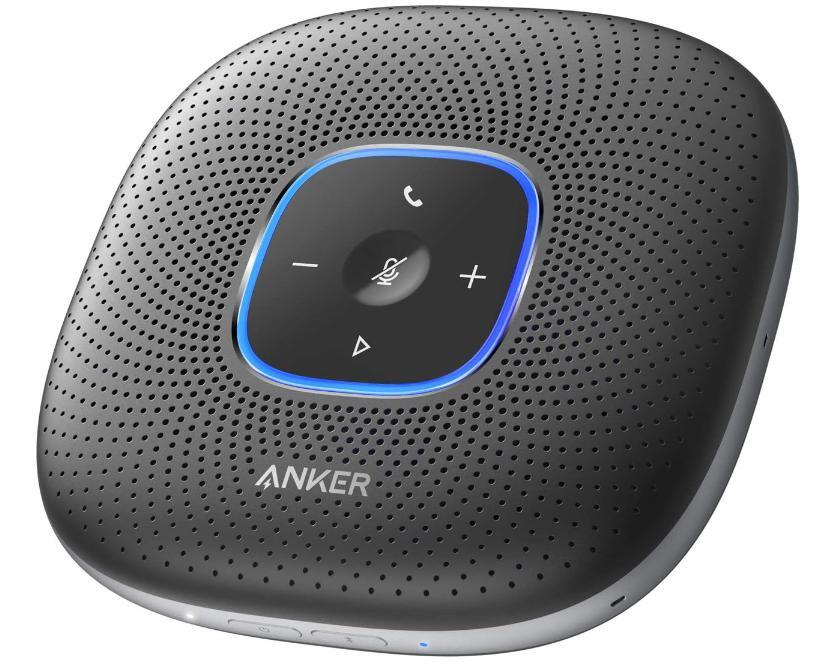 Anker PowerConf スピーカーフォン オンライン會議 テレワーク （グレー：メタリック）