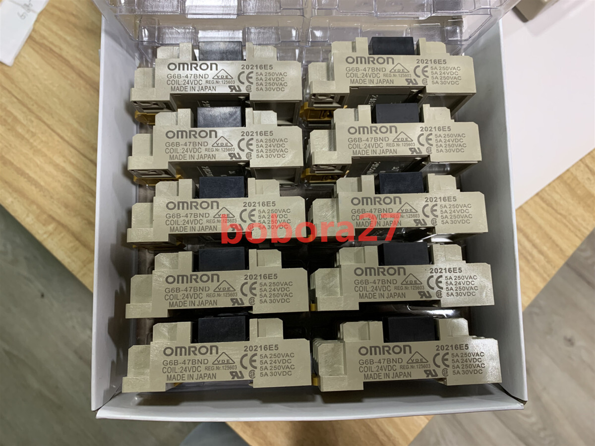 新品 50個入りセット オムロン OMRON製ターミナル リレー G6B-47BND DC24V