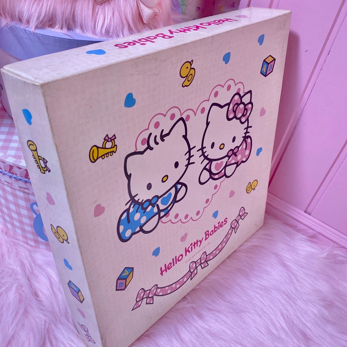 サンリオ ベビーキティ ダニエル ピンク アルバム ボックス サンリオ ベビーキティ ダニエル ピンク アルバム ボックス