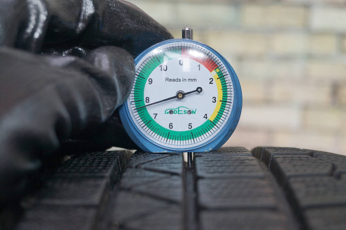 冬用★MSW 6.5J+50 5H112★90~95%山★2019年★KENDA 205/60R16 Volkswagen ゴルフトゥーラン T-Roc ザ・ビートル ビートル ゴルフ ★4本_画像10