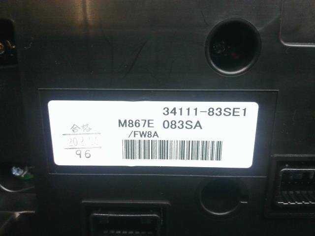 三菱 デリカD2 カスタムハイブリッドMV MB37S 純正 スピードメーター 速度計(jì) 34111-83SE1 アナログ ODOデジタル 9,022km 動(dòng)作OK