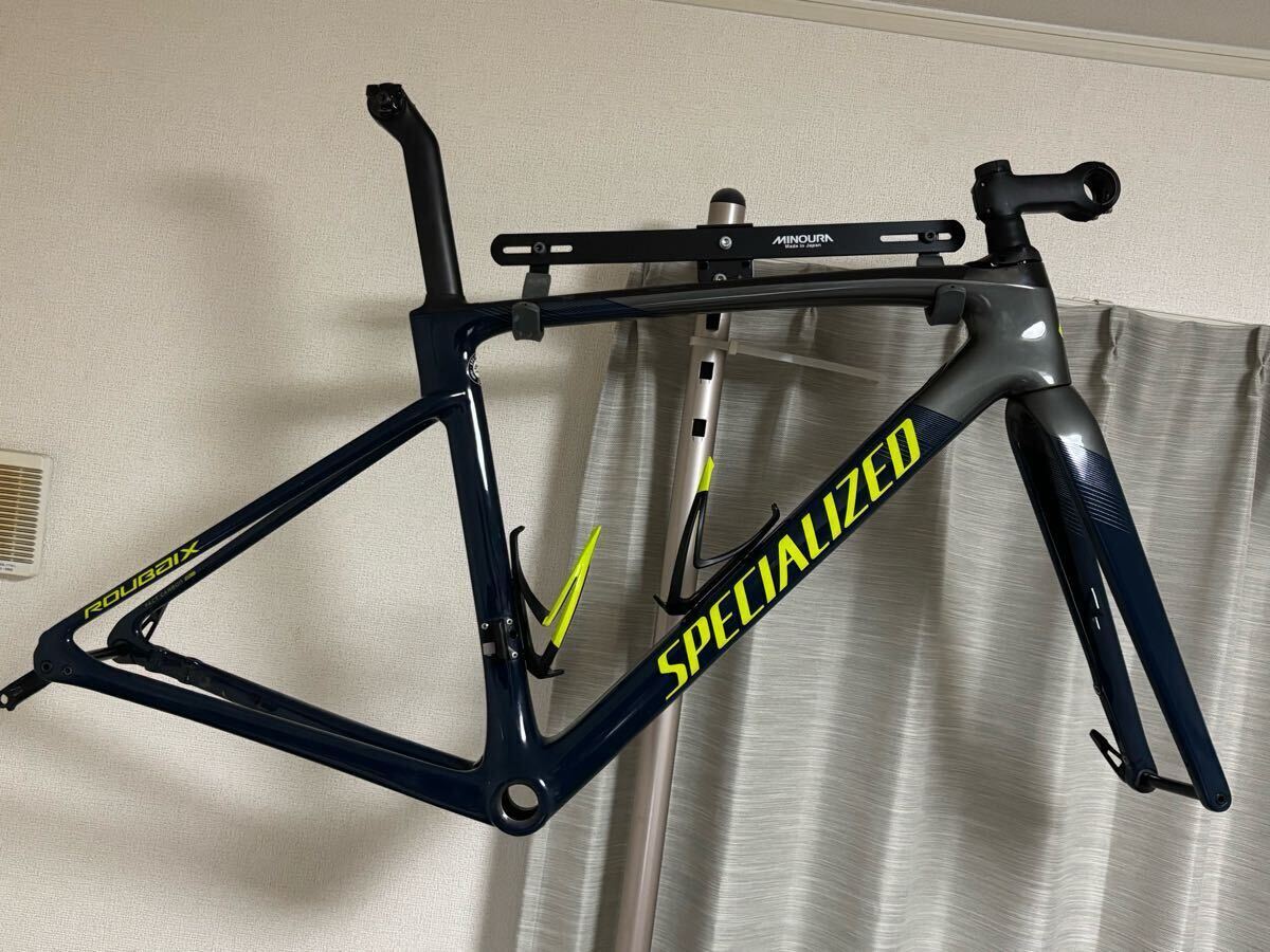 【美品】SPECIALIZED Roubaix Expert スペシャライズド ルーべ エキスパート 52サイズ DISCブレーキ 電動専用 フレームセット