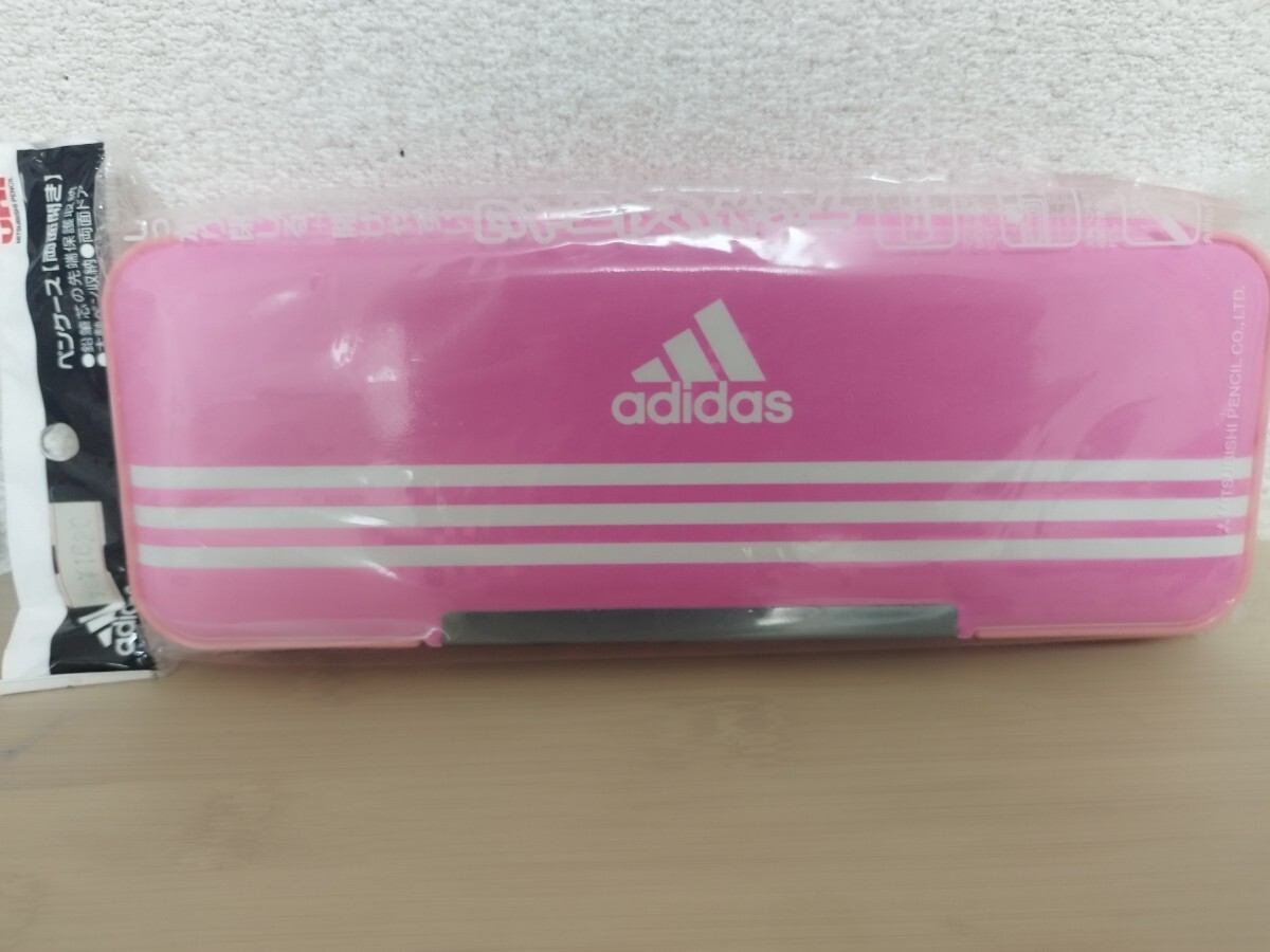 アディダス　adidas ペンケース 両面開き 筆箱 女の子 文房具 　ピンク_画像6