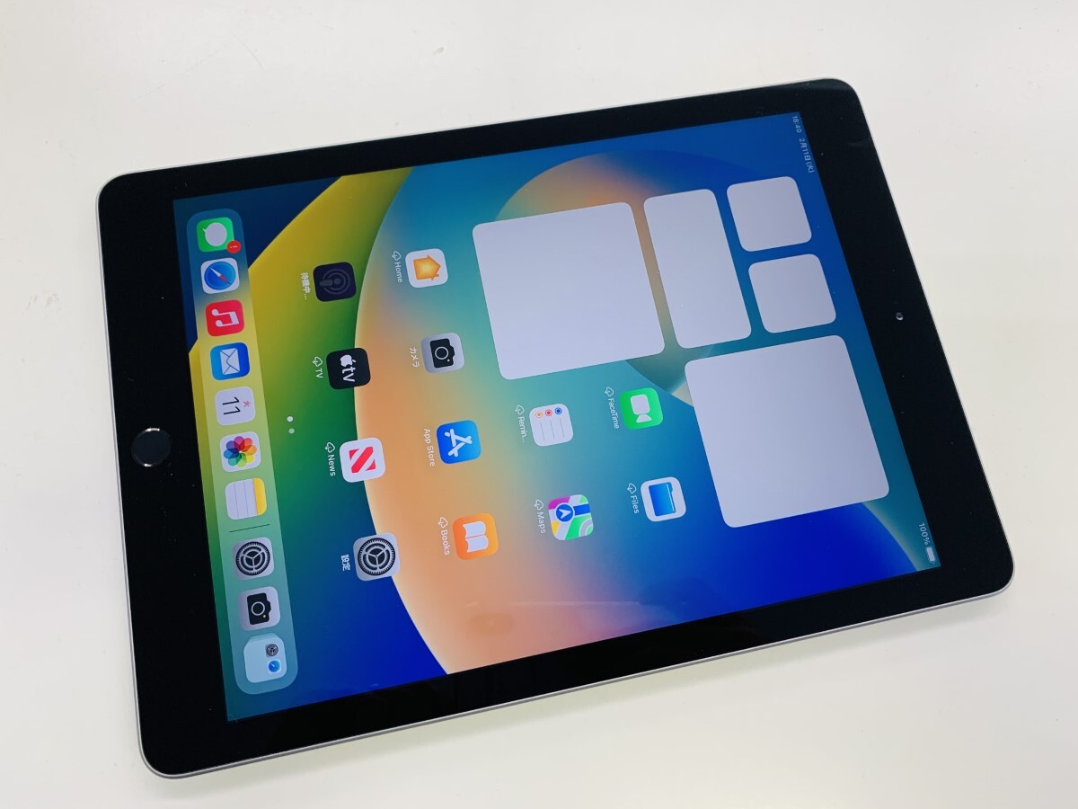 ★送料無料★ジャンク★WiFi★A1893 iPad (第 6 世代) Wi-Fi 32GB★グレイ★7426001463★SYS★02/12