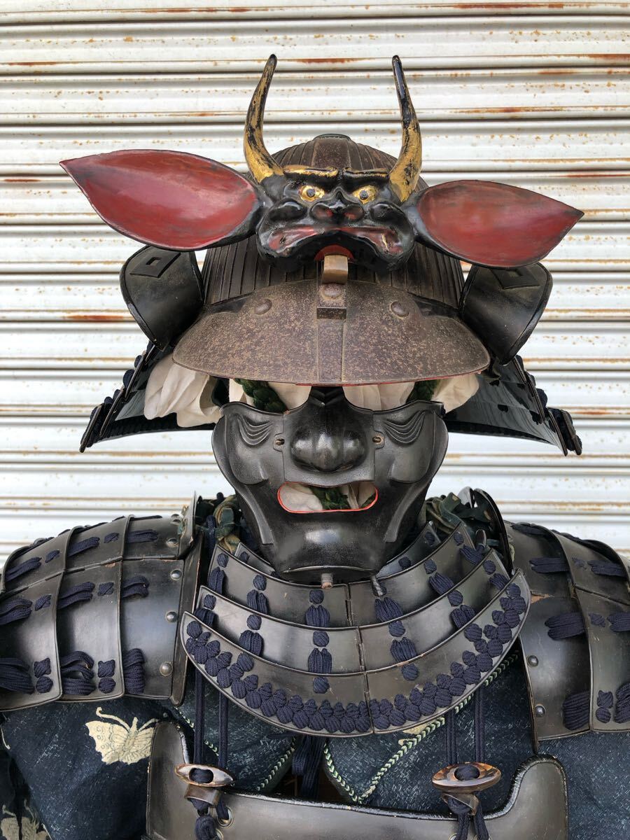 うぶだし 資産家解体前蔵出し 明珍信家銘有 鎧兜 甲冑 享禄?年2 うぶだし 資産家解体前蔵出し 明珍信家銘有 鎧兜 甲冑 享禄?年2