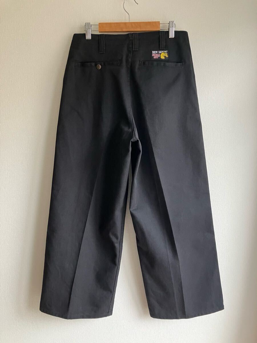 GORILLA CUT】BEN DAVIS フリスコパンツ W30 ブラック ワーク GORILLA CUT】BEN DAVIS フリスコパンツ W30 ブラック ワーク