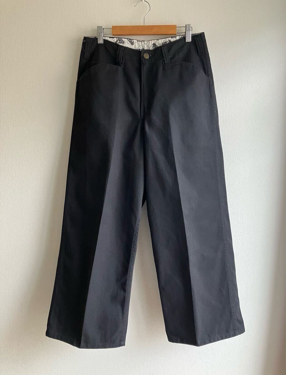 GORILLA CUT】BEN DAVIS フリスコパンツ W30 ブラック ワーク GORILLA CUT】BEN DAVIS フリスコパンツ W30 ブラック ワーク