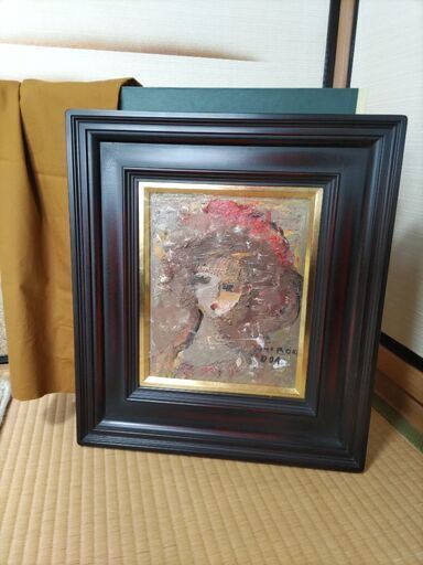 織田廣喜 油絵 F3 - 置物、オブジェ 織田廣喜 油絵 F3 - 置物、オブジェ