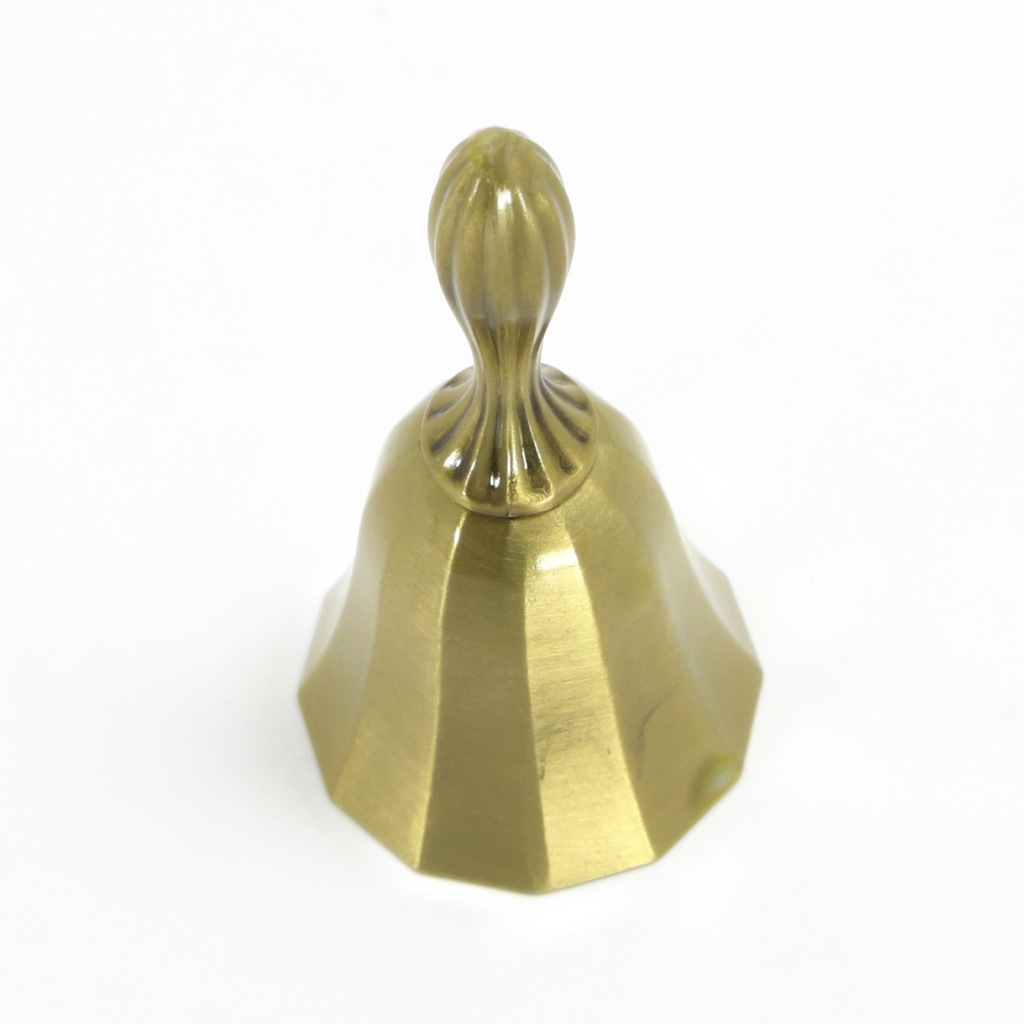 アンティーク風(fēng)ハンドベル　青銅色　インテリア等　 卓上ベル　唿び鈴　イベント　玄関　新品