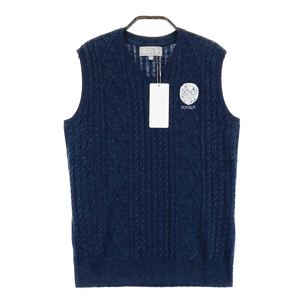 【新品】ZOY ゾーイ 48706 ニットベスト ネイビー系 40 [240101345124] ゴルフウェア レディース