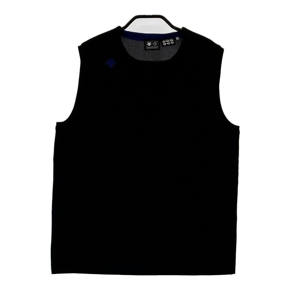DESCENTE GOLF デサントゴルフ ニットベスト ブラック系 M [240101370633] ゴルフウェア メンズ