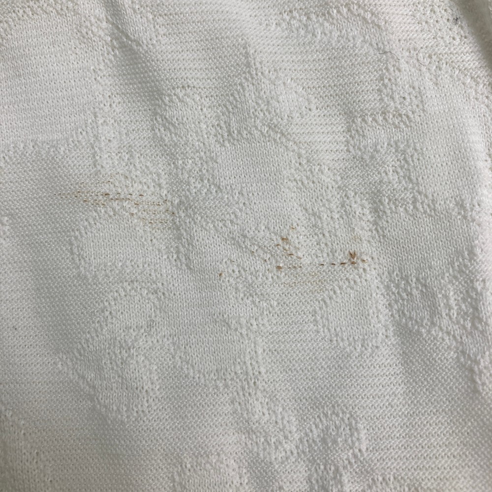 VIVA HEART ビバハート 半袖ポロシャツ ボタンダウン 総柄 ホワイト系 50 [240101362912] ゴルフウェア メンズ_画像7