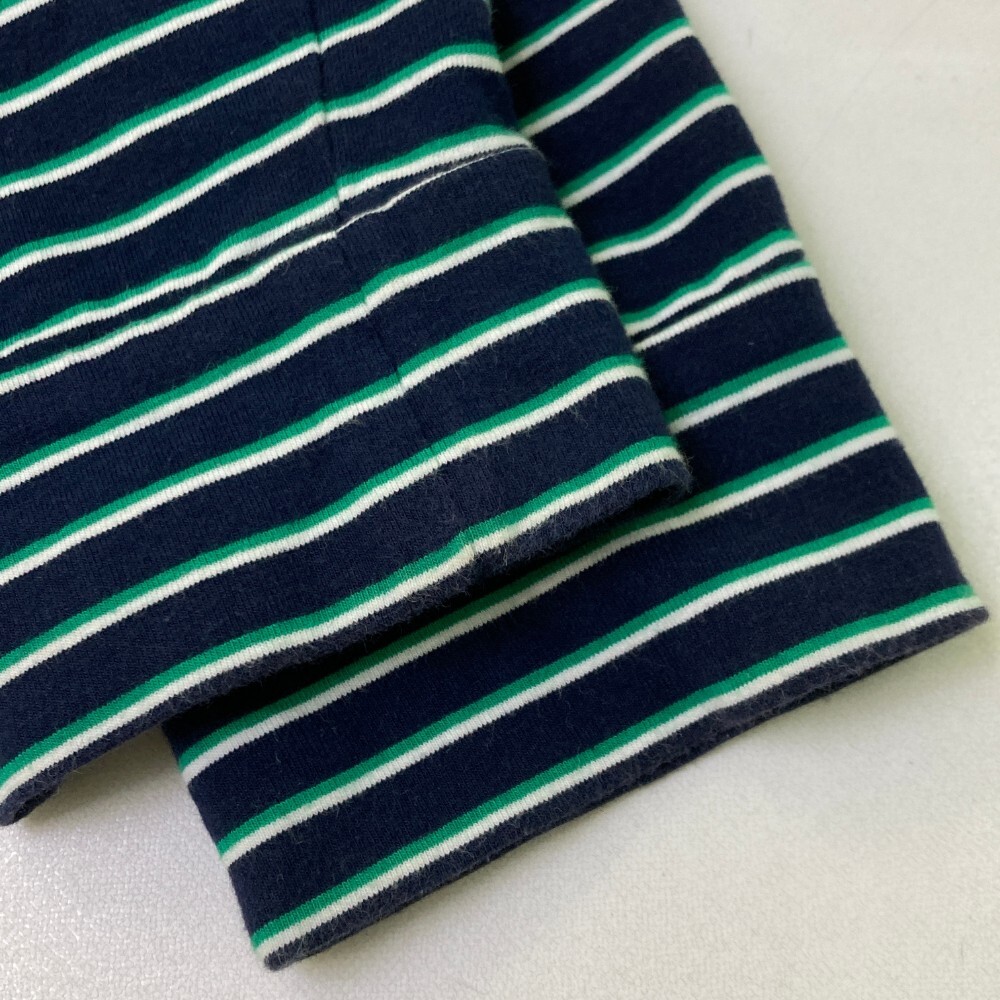 VIVA HEART ビバハート ハイネック 長袖Tシャツ ボーダー柄 ネイビー系 50 [240101328710] ゴルフウェア メンズ_画像6
