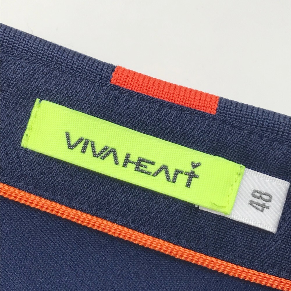 VIVA HEART ビバハート 半袖ポロシャツ ネイビー系 48 [240101149654] ゴルフウェア メンズ_画像3
