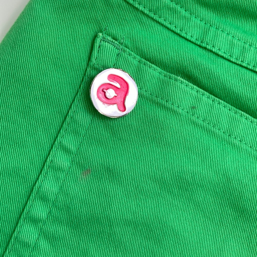 ARCHIVIOaruchibio стрейч брюки оттенок зеленого 40 [240101155240] Golf одежда женский 