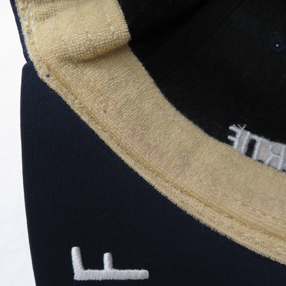 LECOQ GOLF ルコックゴルフ キャップ 英字総柄 ネイビー系 F(55-57) [240101179723] ゴルフウェア