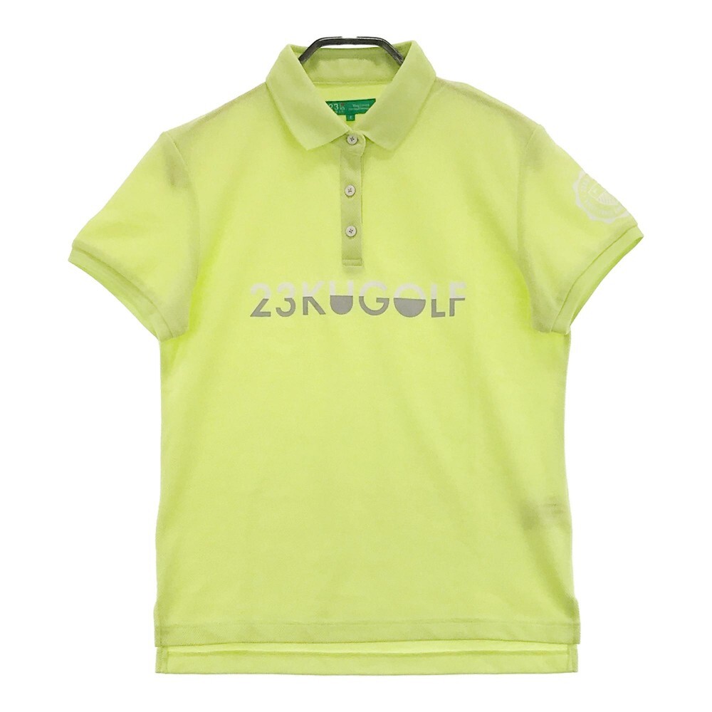 23區(qū)GOLF ニジュウサンクゴルフ 半袖ポロシャツ グリーン系 1 [240001956139] ゴルフウェア レディース