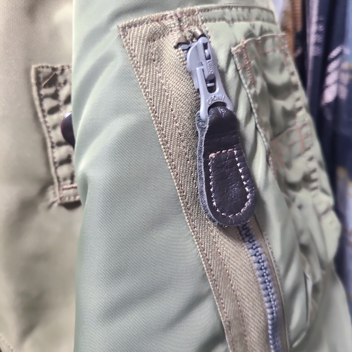 BUZZ RICKSON'S×BEAMS / 別注 2 TONE MA-1 バズリクソンズ BUZZ RICKSON'S×BEAMS / 別注 2 TONE MA-1 バズリクソンズ