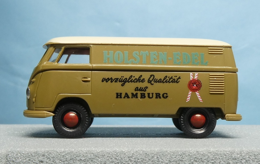 宅急便コンパクト発送 1/87 BREKINA 32720 VW Typ 1 バン HOLSTEN-EDEL 中古?現(xiàn)狀?1輌