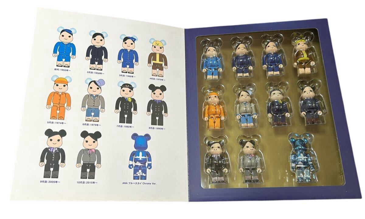 BE@RBRICK for ANA ANA創立70周年記念 歴代制服コレクション 100 BE@RBRICK for ANA ANA創立70周年記念 歴代制服コレクション 100