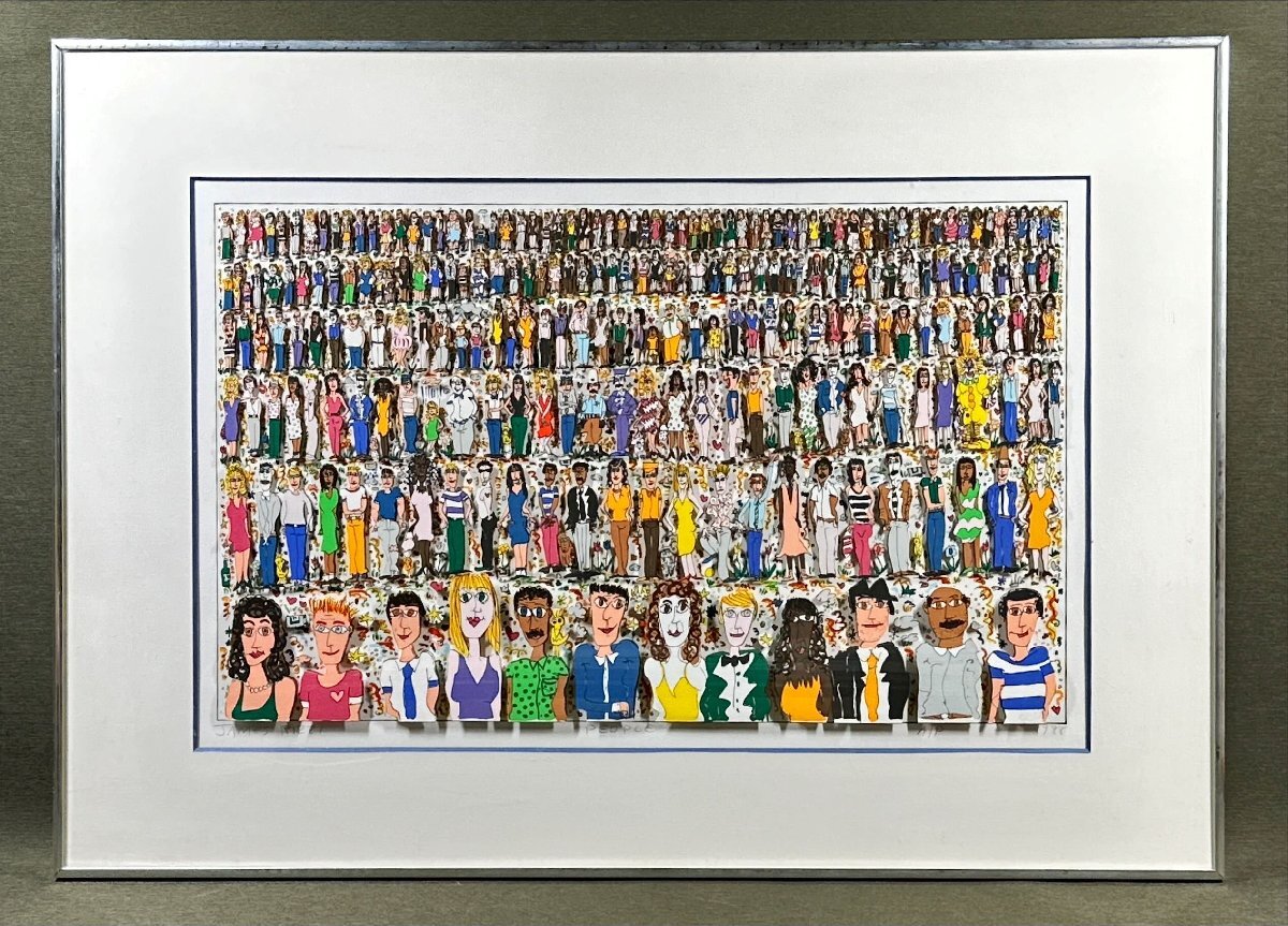 ☆ジェームス・リジィ☆PEOPLE ☆3Dシルクスクリーン☆版画作品 ☆ジェームス・リジィ☆PEOPLE ☆3Dシルクスクリーン☆版画作品