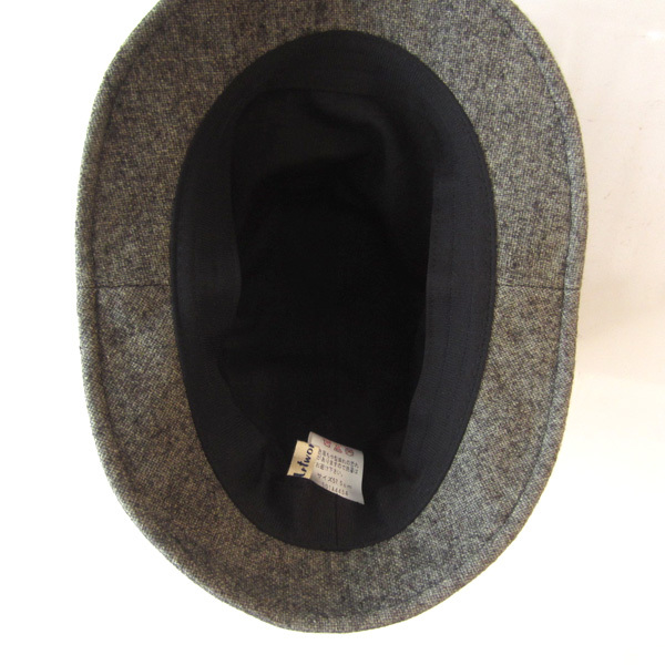 美品　Artwork Blue／アートワークブルー★　ビーズ付きクロッシェハット　グレー_画像6