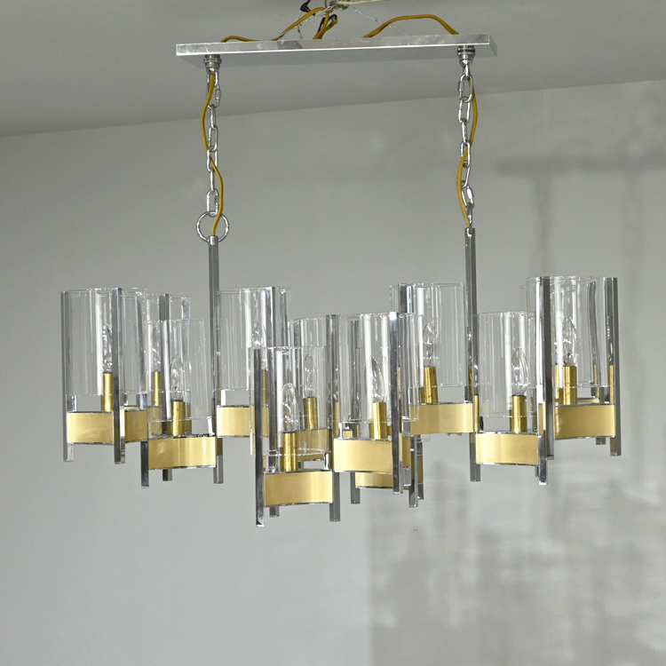  редкий Италия Gaetano Sciolari люстра 12 лампа 70 годы Vintage /kasi-naFlos artemide Fontana Arte geo ponti