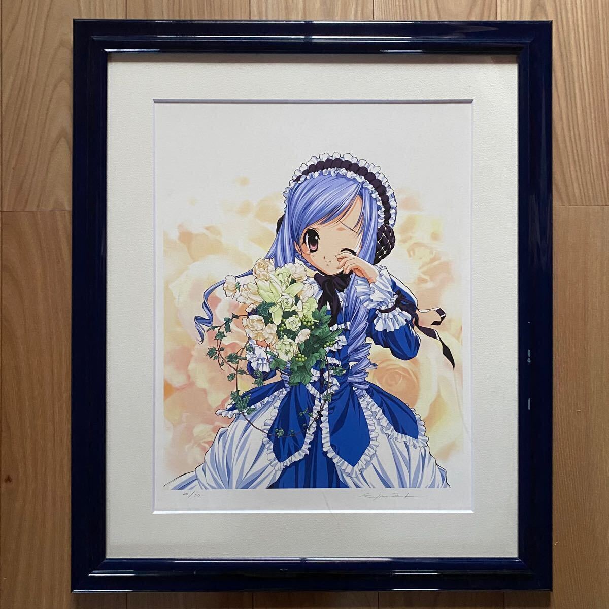 ラウンド  直筆サイン入り/ED Sister 天広直人 アールビバン No.20/20】 版画