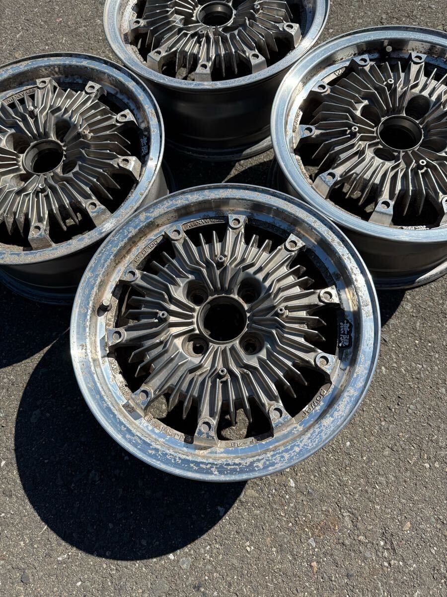無限 CF-48 14インチ 6J 4穴PCD 100 オフセット38 中古アルミ 無限 CF-48 14インチ 6J 4穴PCD 100 オフセット38 中古アルミ
