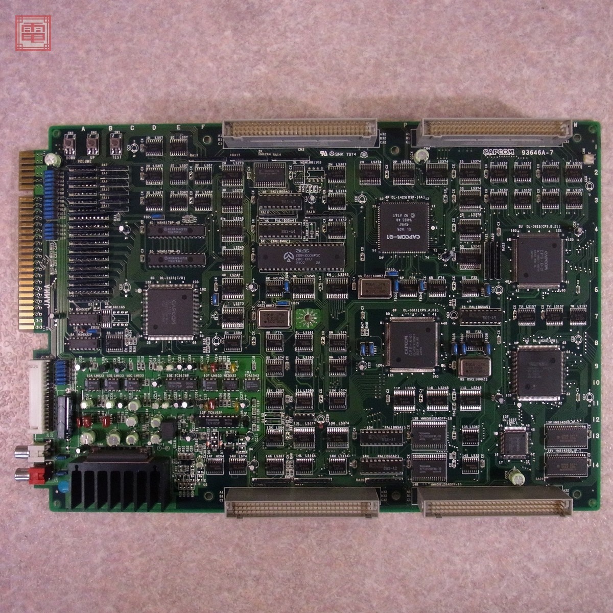 最安値 1円〜 カプコン/CAPCOM CPSII マザーボード CPS2 タクトスイッチ ゲーム基板