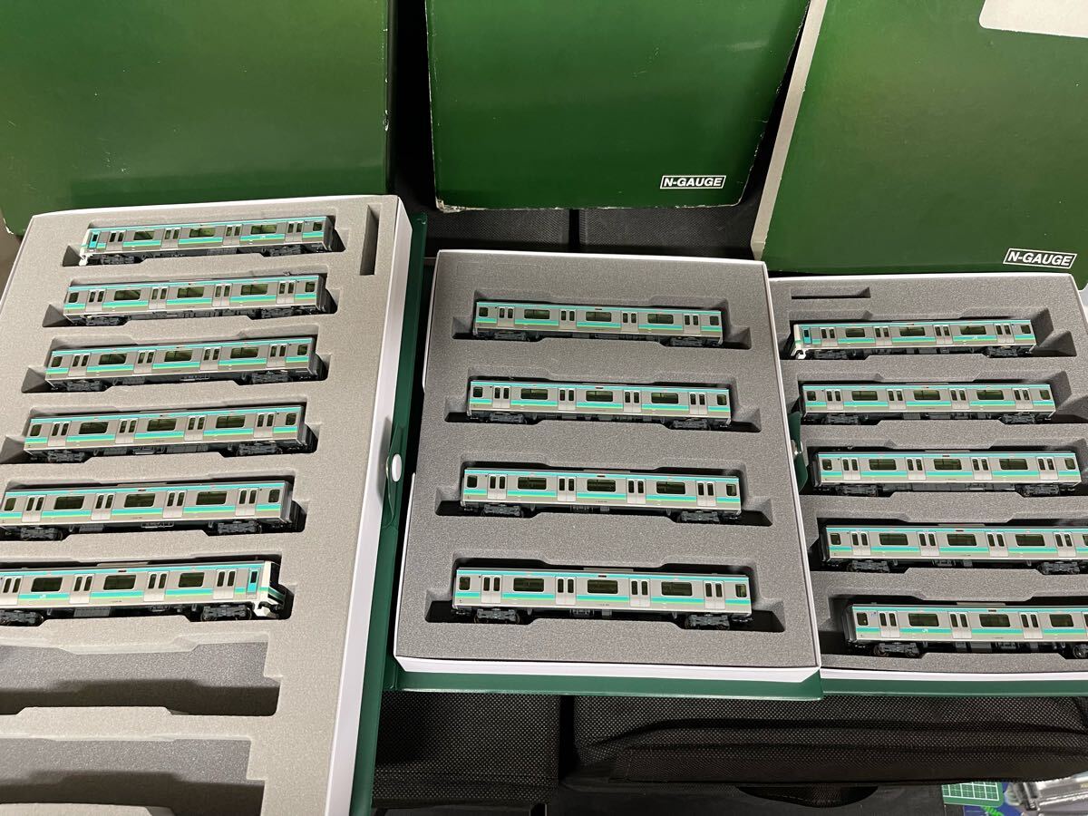 送料無料 中古 KATO カトー 関水金属 10-1337 10-1338 10-1339 E231系 常磐線・上野東京ライン 基本 増結 5両セット 15両フルセット