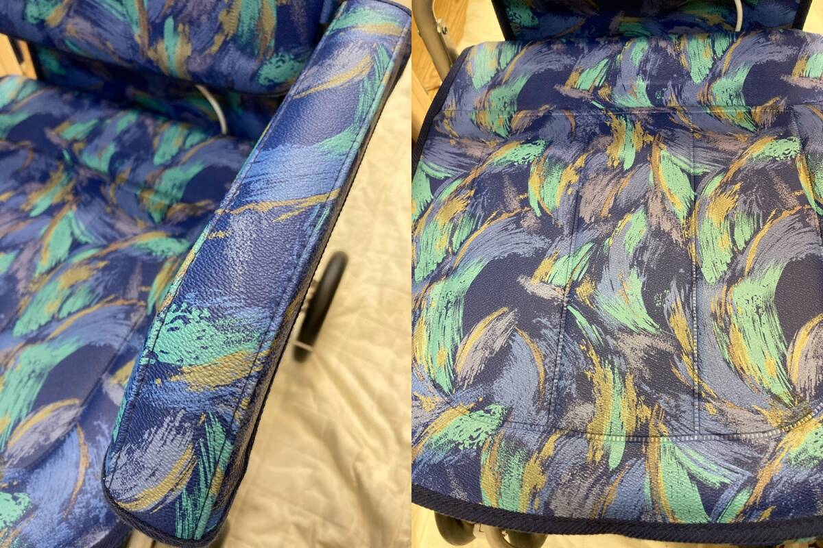  Zojirushi baby коляска для пожилых солнечный Holiday U248(pi- кок голубой ) стандартный DX модель б/у D4