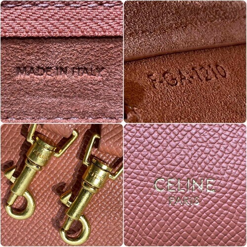 CELINE PICO BELT BAG 194263 Celine pico ремень сумка 2WAY сумка на плечо Mini ручная сумочка кожа Pink Lady -s