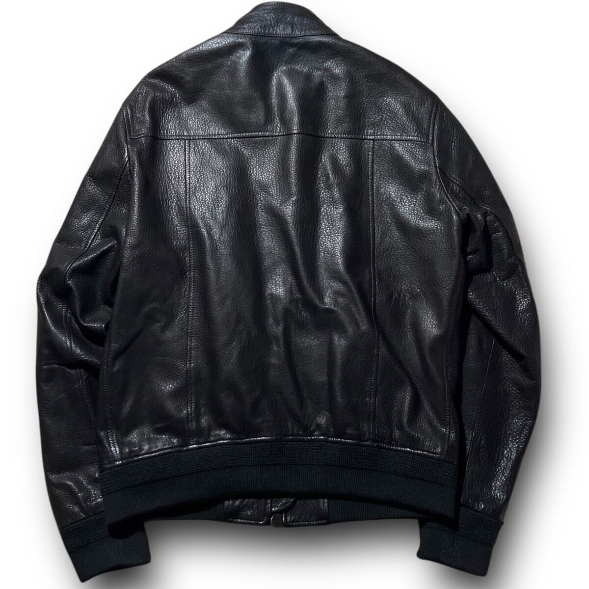 美品!現行】TAGLIATORE ETHAN ラムレザー シボ革 羊革 美品!現行】TAGLIATORE ETHAN ラムレザー シボ革 羊革