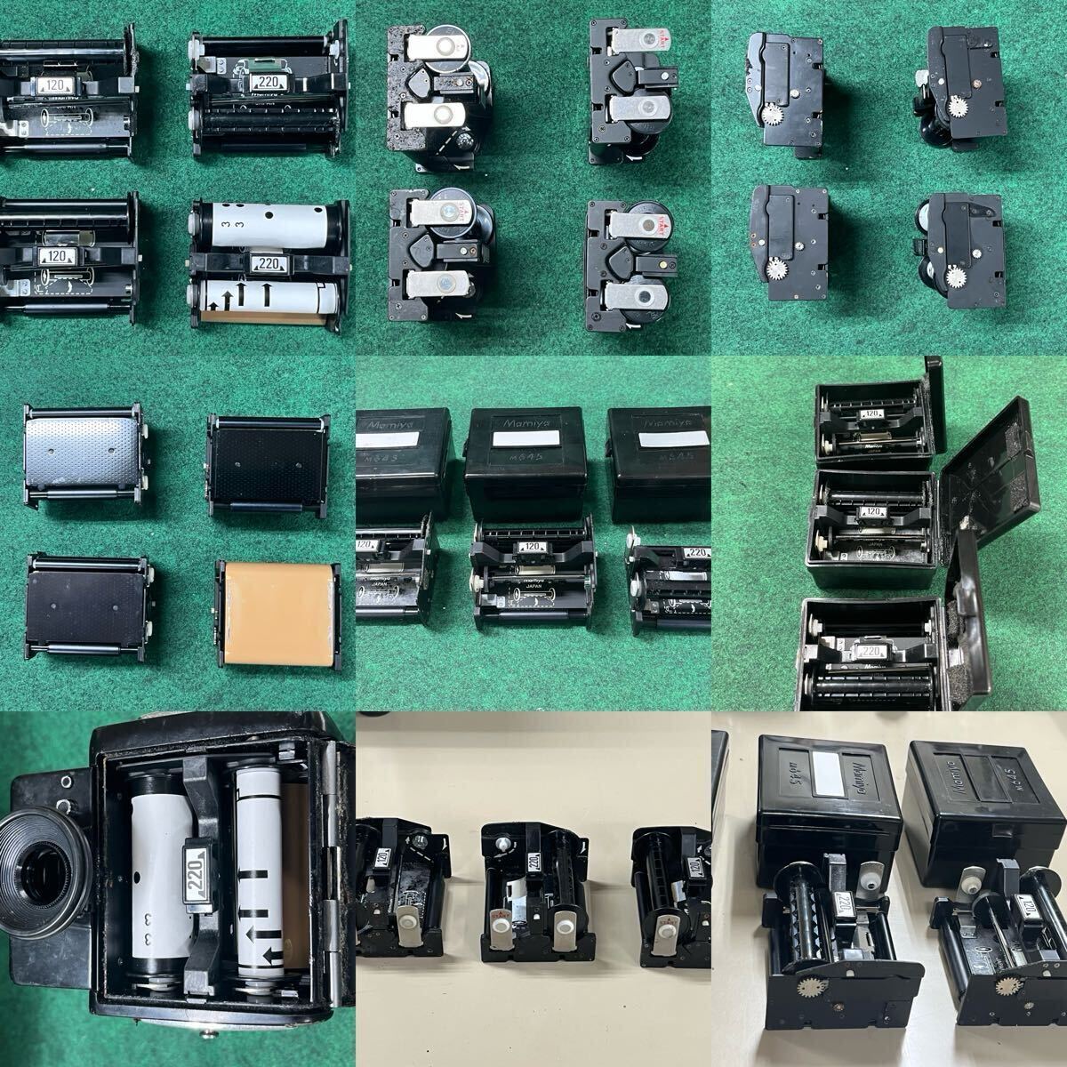 【1円〜付属品多数セット】Mamiya マミヤ M645 中判カメラ、パワーワインダーハンドグリップ、レンズ3本、ウエストレベルファインダー、他_画像8