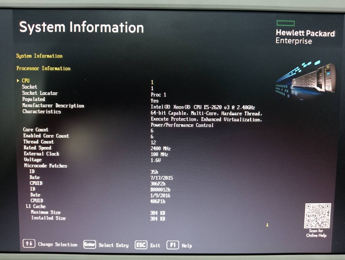 【YDT1125】直接引取り限定★HP ProLiantML350Gen9タワー型サーバ Intel Xeon E5-2620 v3 2.4GHz/16GB/300GBx4 SAS/DVD-ROM/本體のみ★中古
