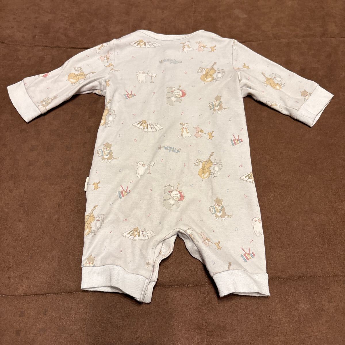 gelato pique ジェラートピケ ベビー服 ロンパース サイズ50cm ライトブルー_画像2