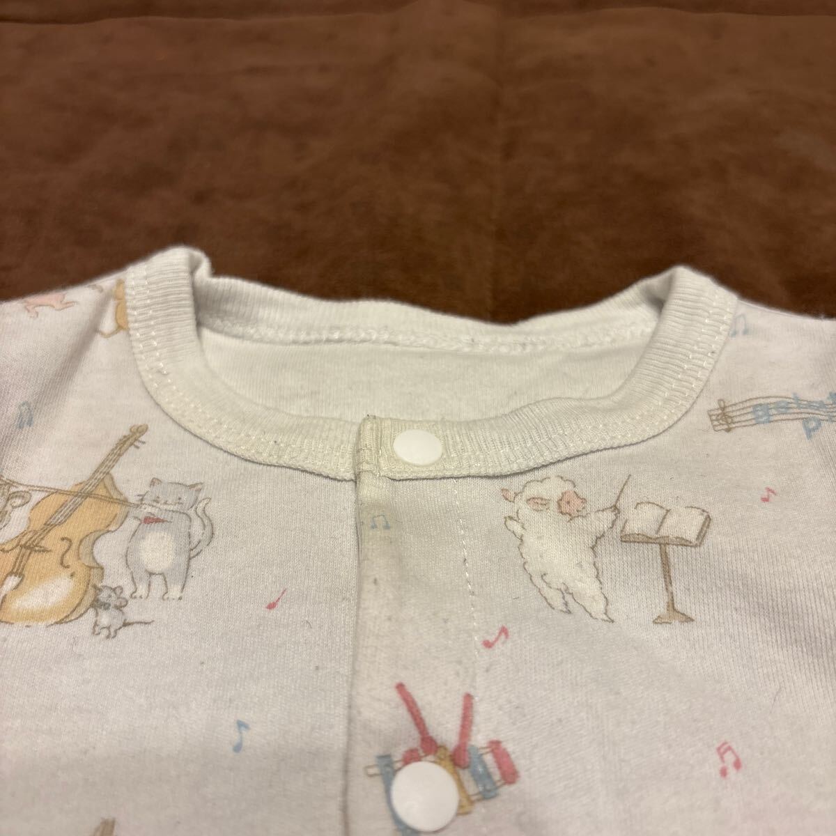 gelato pique ジェラートピケ ベビー服 ロンパース サイズ50cm ライトブルー_画像4