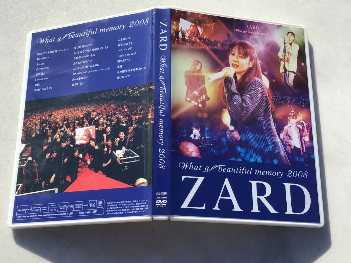 ZARD 坂井泉水 DVD ZARD What a beautiful memory 2008 LIVE& ZARD 坂井泉水 DVD ZARD What a beautiful memory 2008 LIVE&
