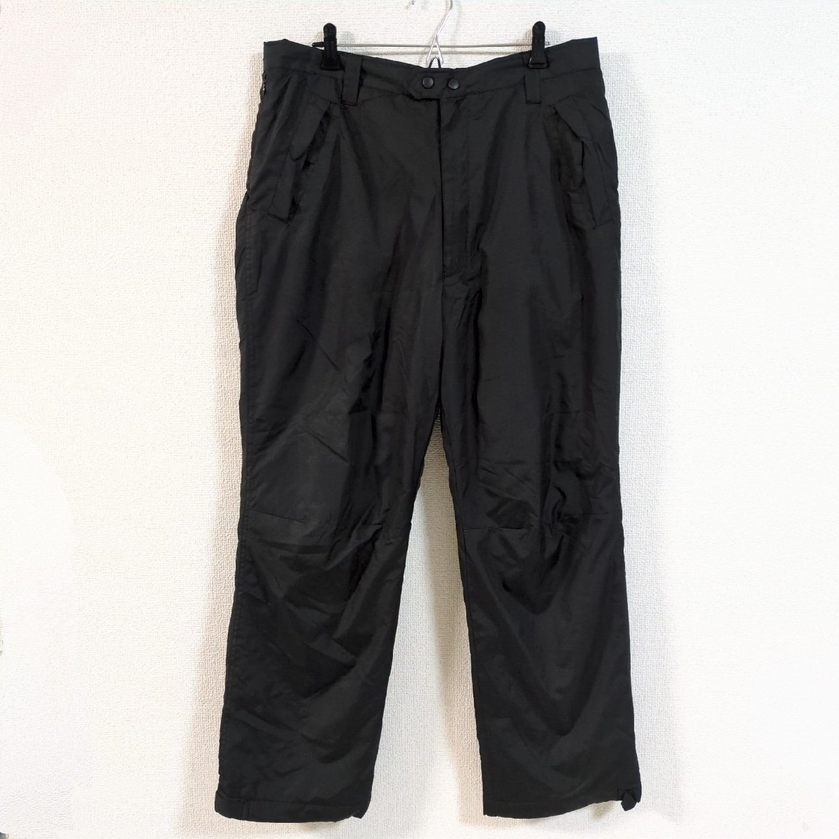 (^w^)b ワークマン ディアマジック ダイレクト 防風 防寒 パンツ 重ね履き フィールドコア 撥水 中わた 暖かい 黒 4L/ОY11951HH_画像1
