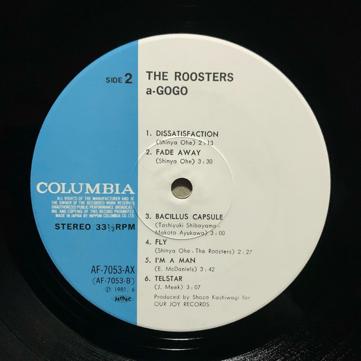 国内盤/オリジナル/帯付/ライナー付/スリーブ付/LP/The Roosters