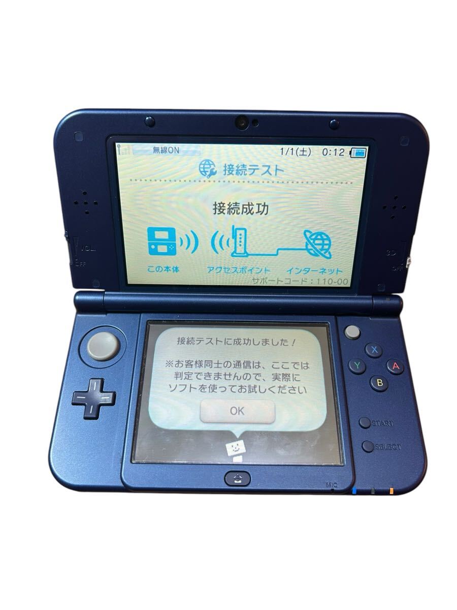 ☆送料230円☆ New Nintendo 3DS LL メタリックブルー 稼動品