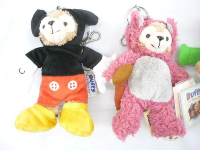 香港ディズニーランド　ダッフィー　バズ　ロッツォ　ぬいぐるみキーホルダー 香港ディズニーランド ダッフィー ロッツォ ぬいぐるみ