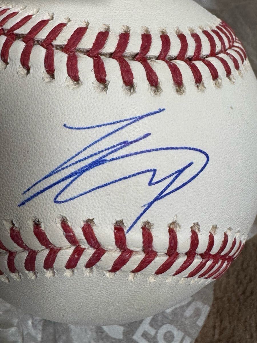 大谷翔平 直筆サインボール 2018 MLB fanatics ホログラム ID 大谷翔平 直筆サインボール 2018 MLB fanatics ホログラム ID