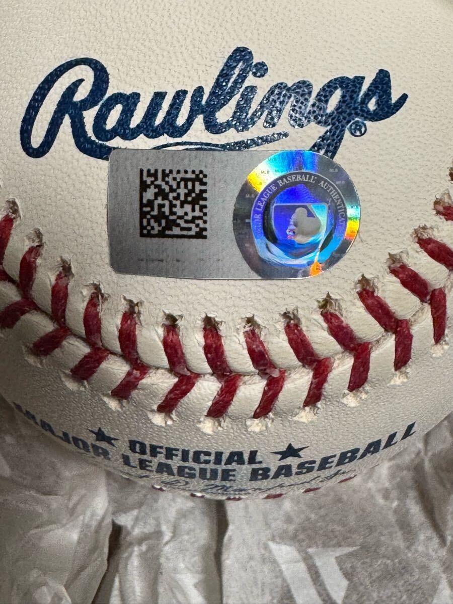 大谷翔平 直筆サインボール 2018 MLB fanatics ホログラム ID 大谷翔平 直筆サインボール 2018 MLB fanatics ホログラム ID