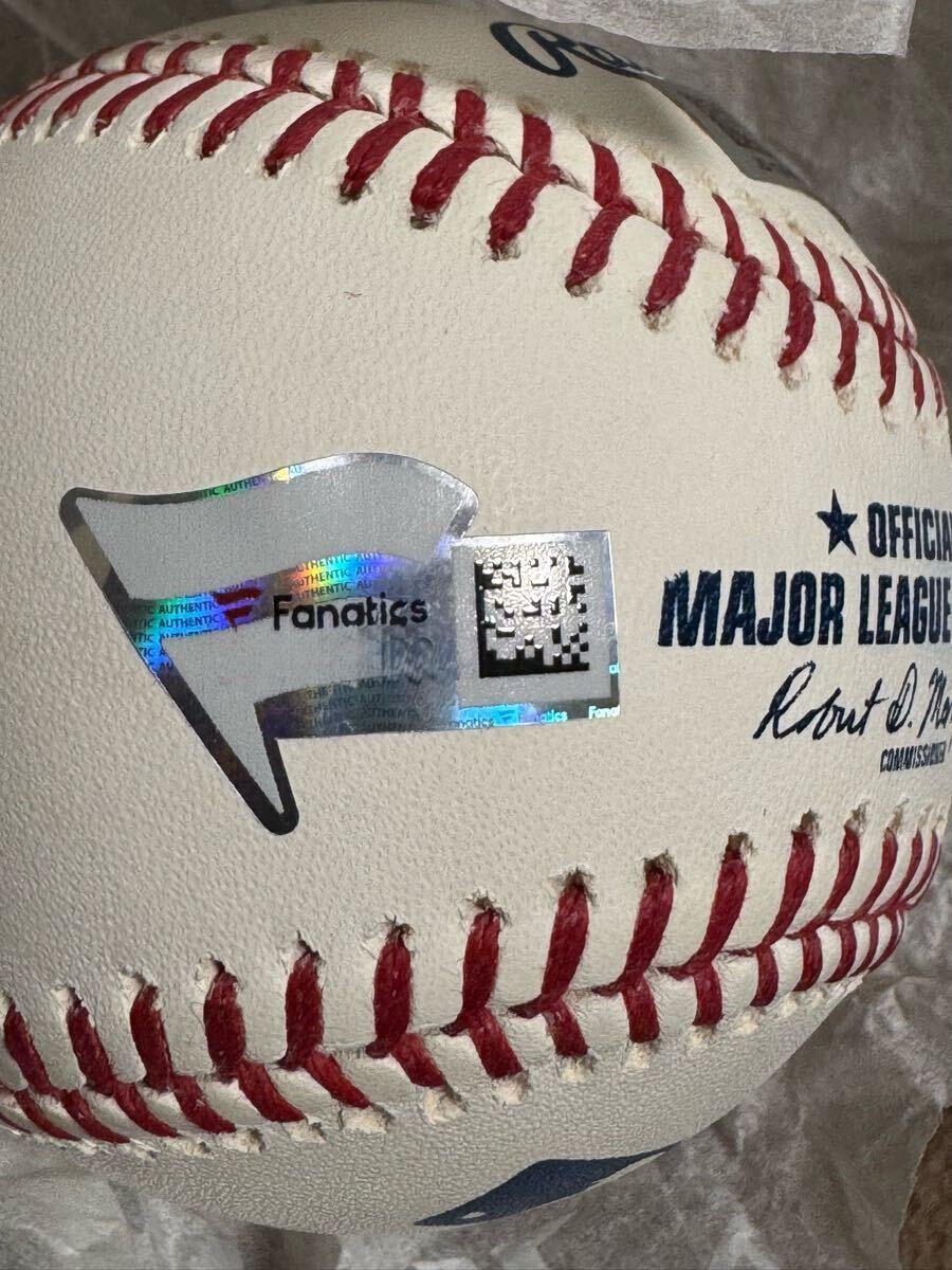 大谷翔平 直筆サインボール 2018 MLB fanatics ホログラム ID 大谷翔平 直筆サインボール 2018 MLB fanatics ホログラム ID