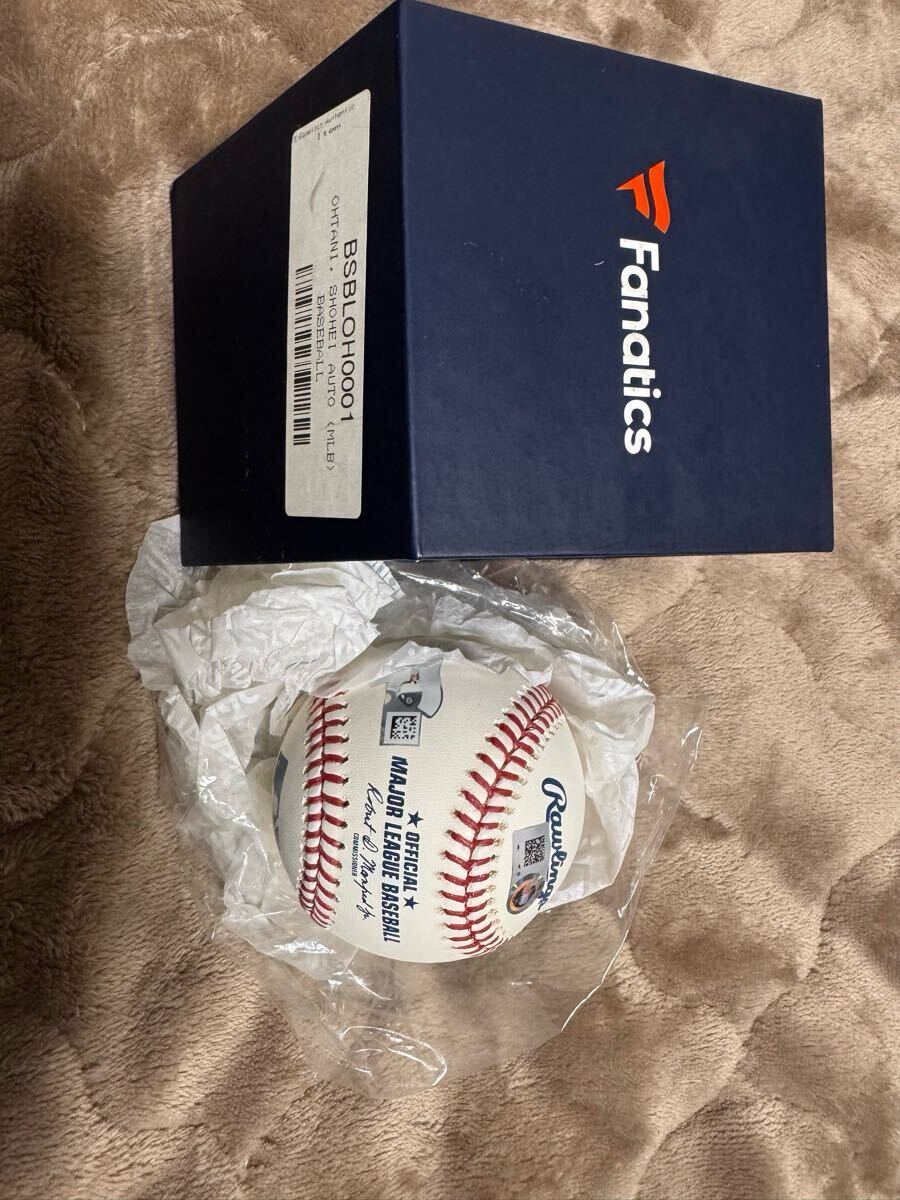 大谷翔平 直筆サインボール 2018 MLB fanatics ホログラム ID 大谷翔平 直筆サインボール 2018 MLB fanatics ホログラム ID