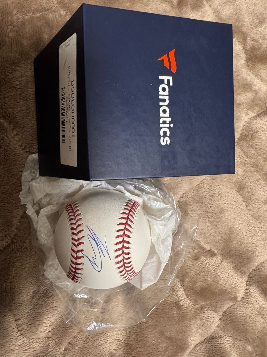 大谷翔平 直筆サインボール 2018 MLB fanatics ホログラム ID 大谷翔平 直筆サインボール 2018 MLB fanatics ホログラム ID