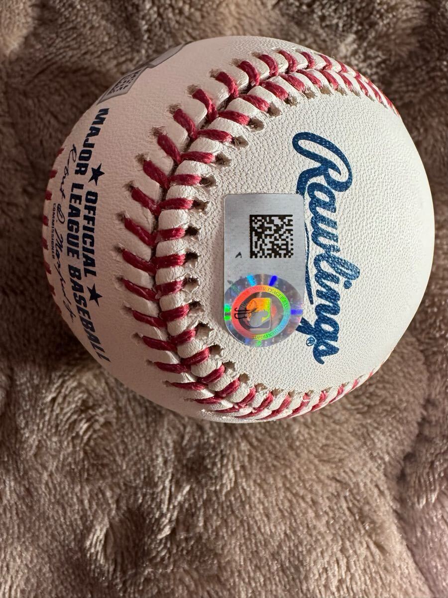 大谷翔平 直筆サインボール 2018 MLB fanatics ホログラム ID 大谷翔平 直筆サインボール 2018 MLB fanatics ホログラム ID